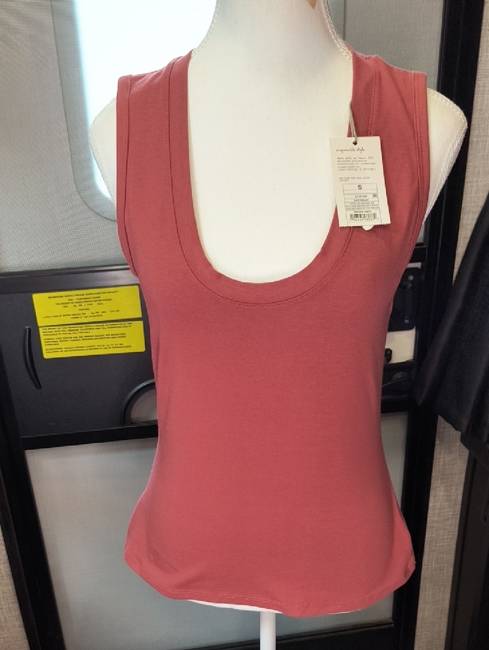 a new day Scoop Neck Tank Top - Rust